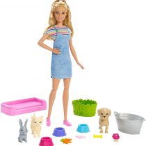 Barbie Plan &lsquo;N' Wash Pets Doll and Playset [Amazon Exclusive]