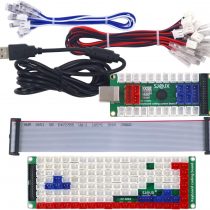 SJ@JX Development Keyboard Encoder Board Game Controller DIY LED Keyboard Development Board Media Music USB Encoder 88 Keys Arcade DIY Kit