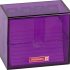 "Brunnen 102058060 Index Card Box 8 x 7.5 x 4.8 cm for A8 Index Cards Polystyrene Purple Colour Code