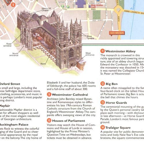 National Geographic: The Heart of Tourist London Wall Map in the year ...