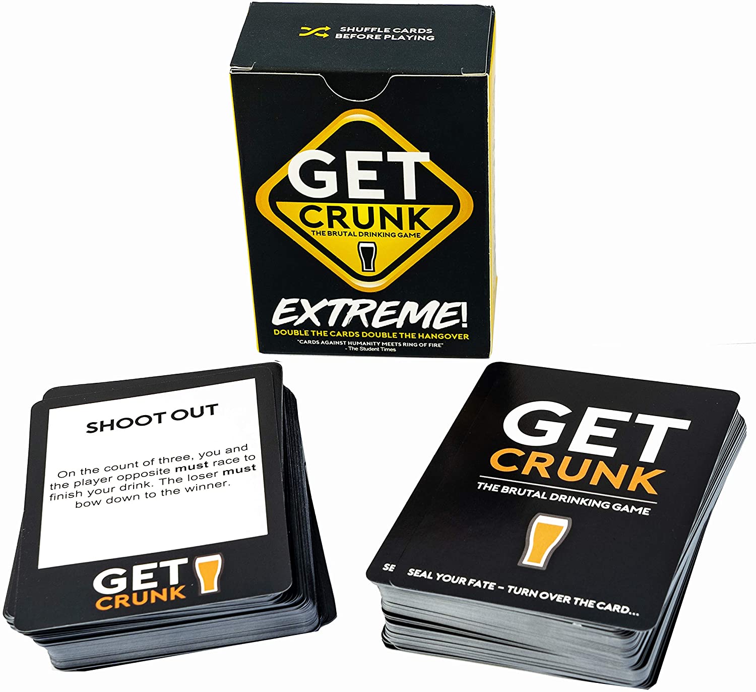 Get Crunk Extreme Volume 3 The Brutal Card Drinking Game for Students Pre and 