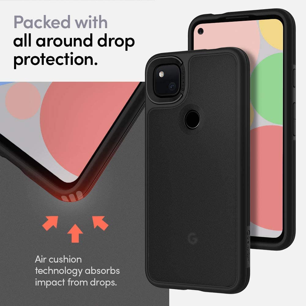 CYRILL Color Brick Designed for Pixel 4a case, Matte Finish Hard PC