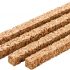 Cork Expansion Gap Strips | For Parquet Floor | Resilient Cork Strips for Modelling | Substructure for Miniature Railroad | Natural cork from Portugal &ndash; 900 x 10 x 10 mm | 10 pieces