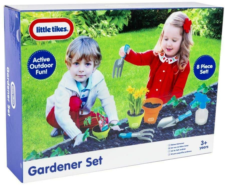 Little Tikes Childrens 8 Piece Gardening Set Educational Nature