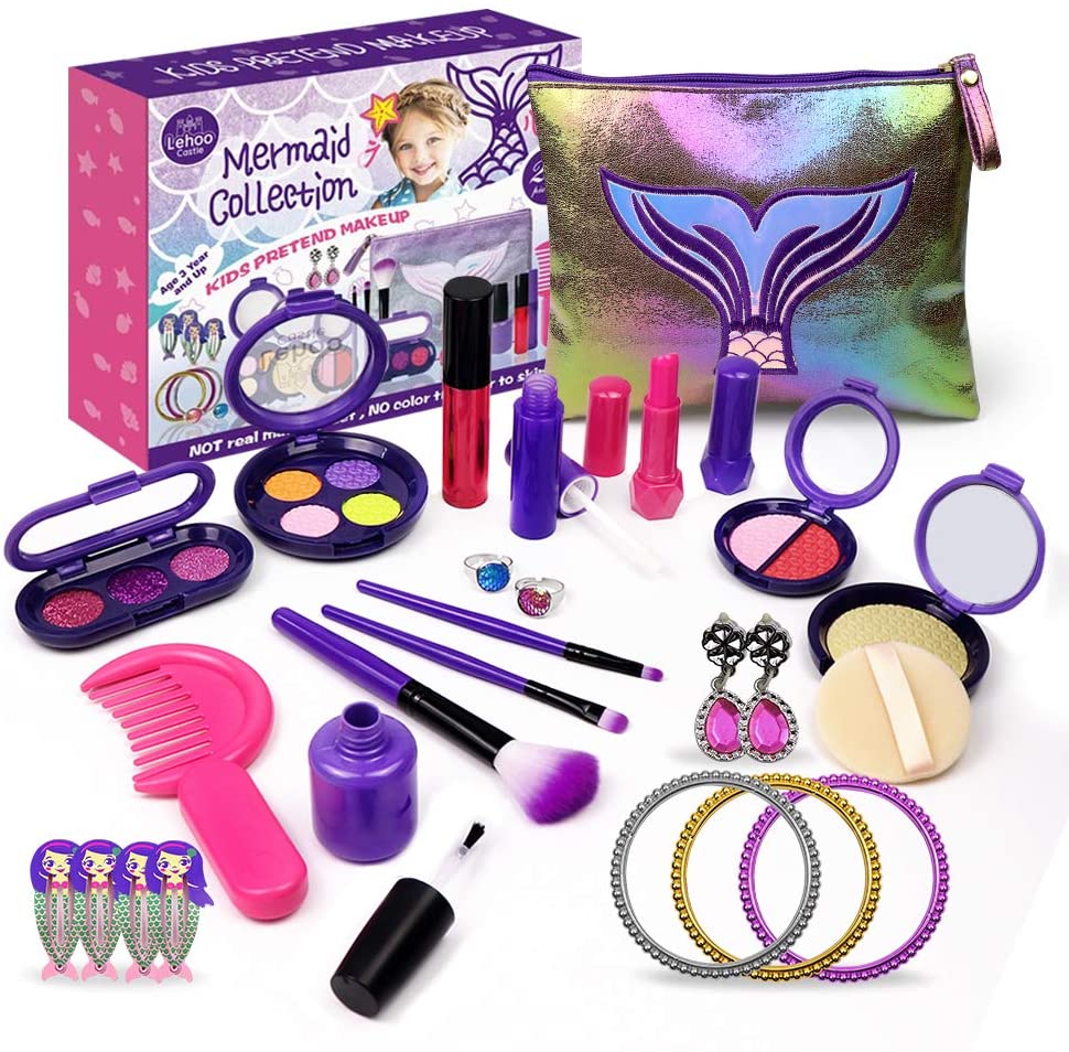 Make It Up Mermaid Collection Realistic Pretend Makeup Set (Not Real Makeup)