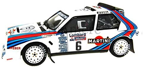 Colección Autos De Rally 1:24 Lancia Delta S4 Toivonen Blanco