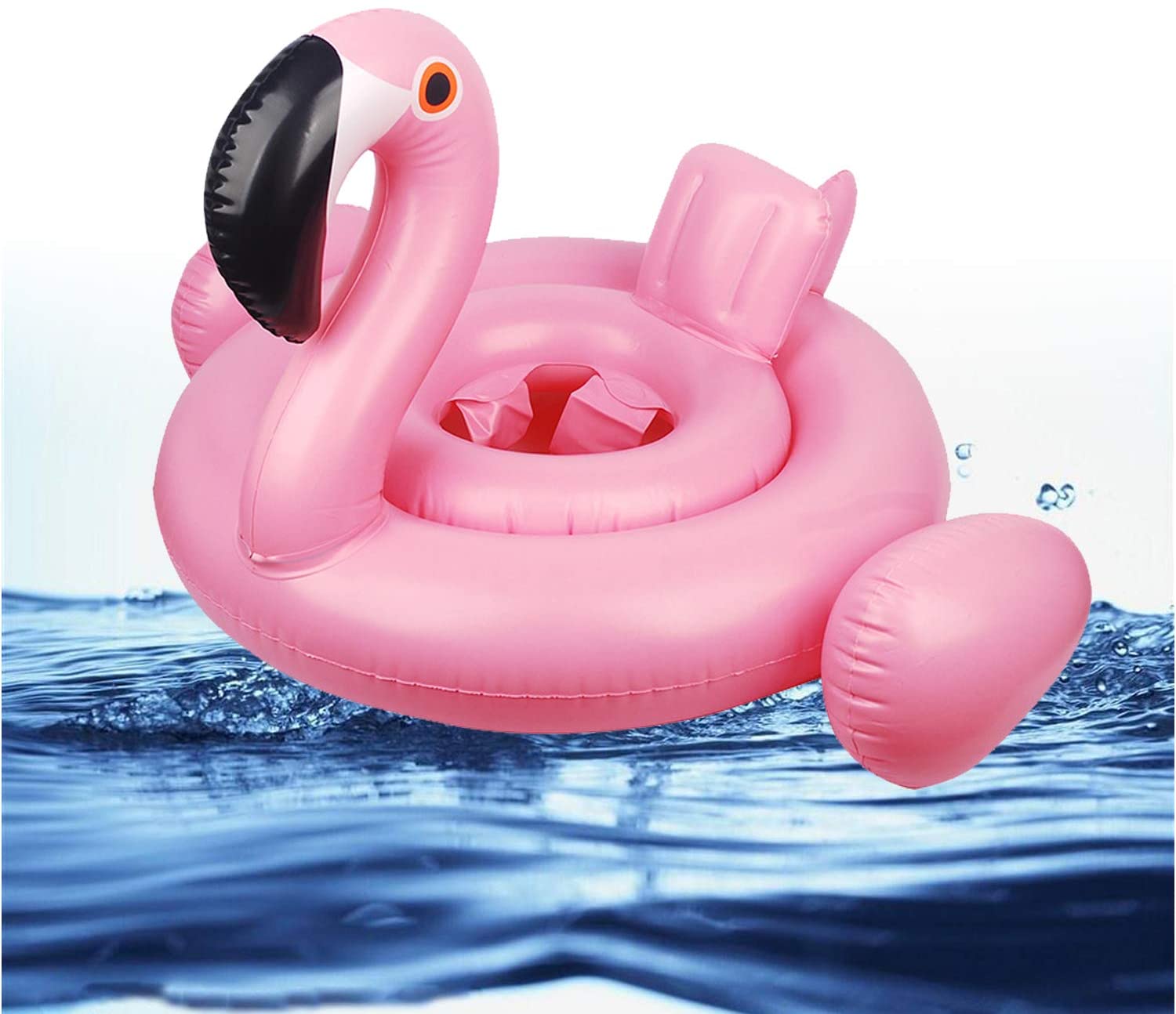 EPCHOO Flamingo Baby Pool Floats, Flamingo Swimming Ring Made of Skin ...