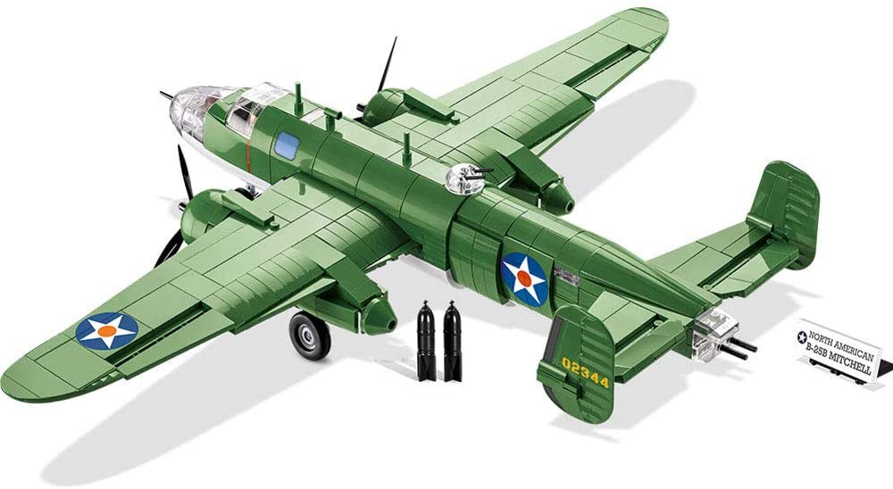 COBI 2530 Set Costruzioni Karl-Gerät 040, Mortaio WWII, 1500 Pezzi, 3 Figure, Cane, Compatibile Con Mattoncini, Multicolore