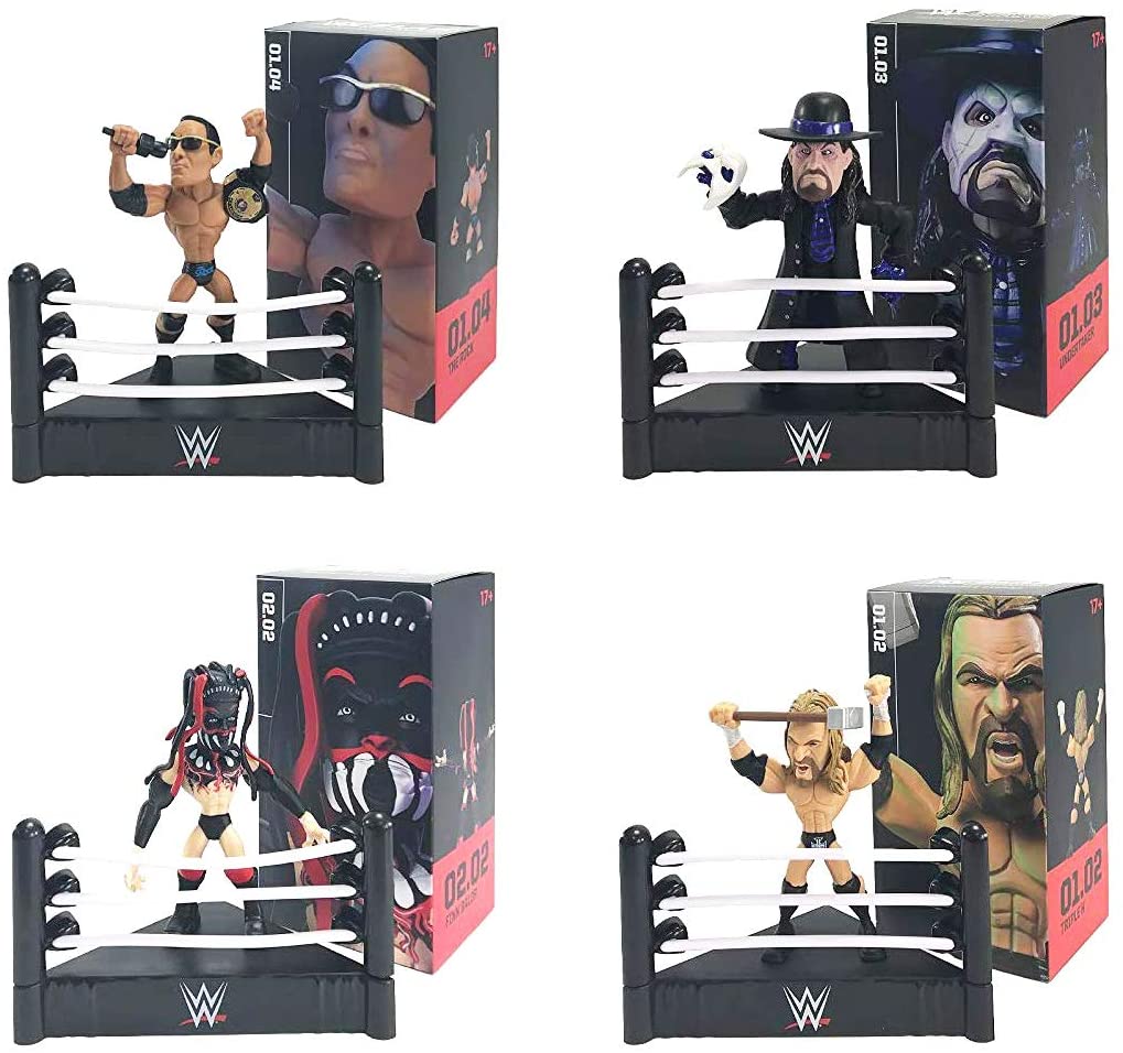 Loot Crate WWE Slam Stars Exclusive Collectors Figure & Accessory 4pk