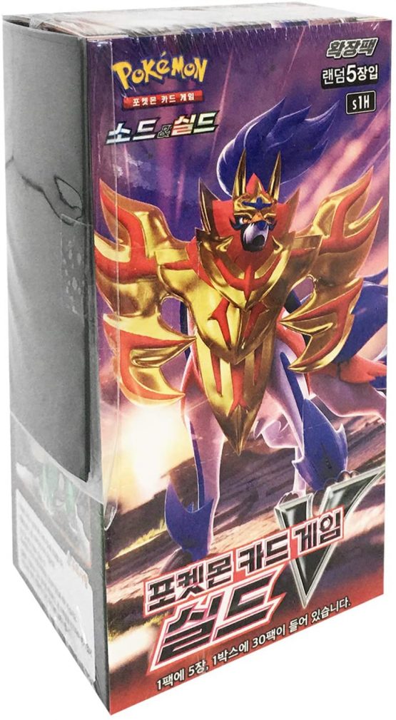 Pokemon Card Sword & Shield Korea Version TCG + 3pcs Premium Card