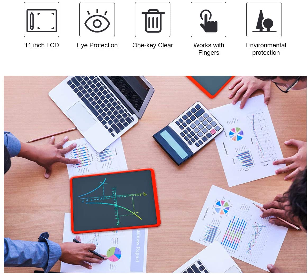 LCD Writing Tablet, 11Inch Writing Board Doodle Board, Electronic