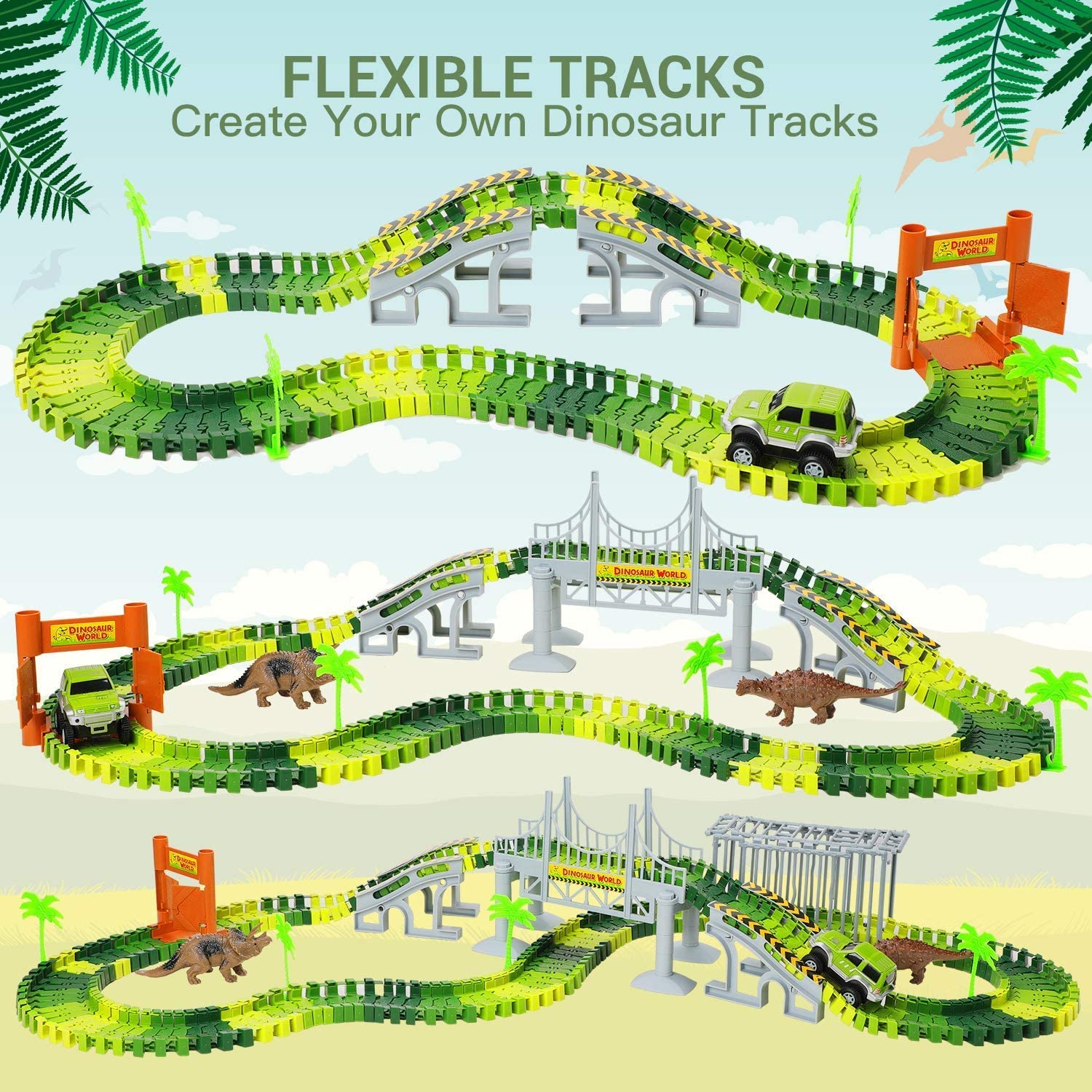 amazon dinosaur race track