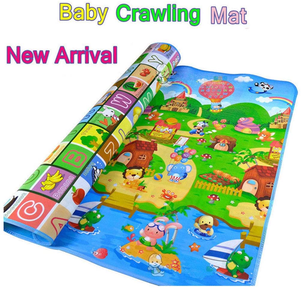 Geagodelia Crawl Kids Crawl Play Picnic Carpet Cute Cartoon Animals