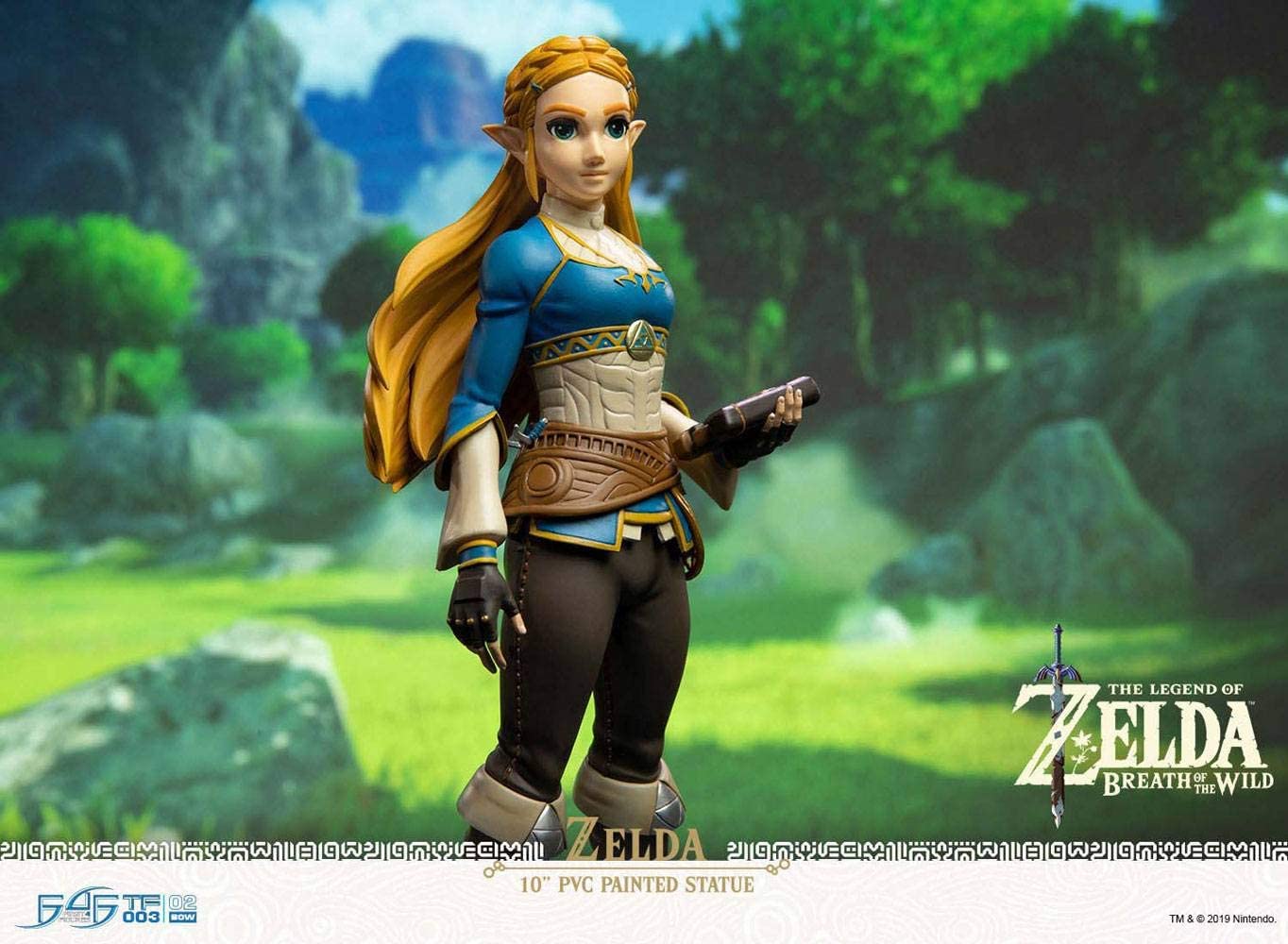 first 4 figures zelda statue