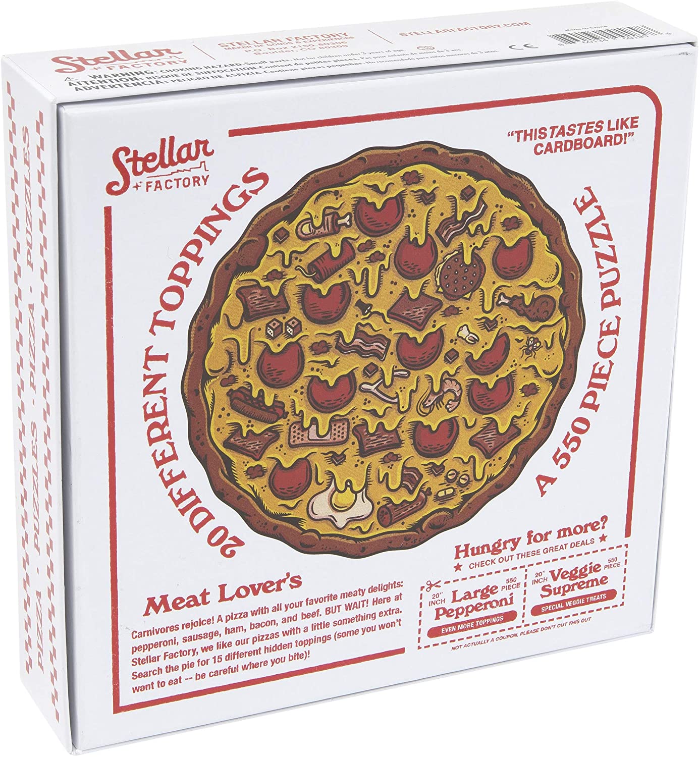 Jigsaws &amp; Puzzles Stellar Factory Pizza Puzzles Meat Lover’s A