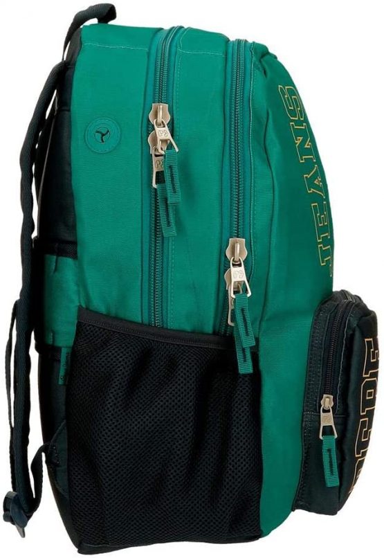 Pepe Jeans Mark Double compartment Backpack Adaptable to trolley Green