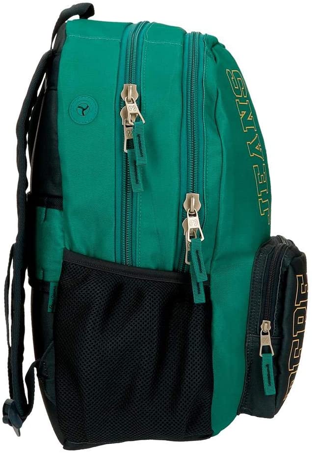 Pepe Jeans Mark Double compartment Backpack Adaptable to trolley Green