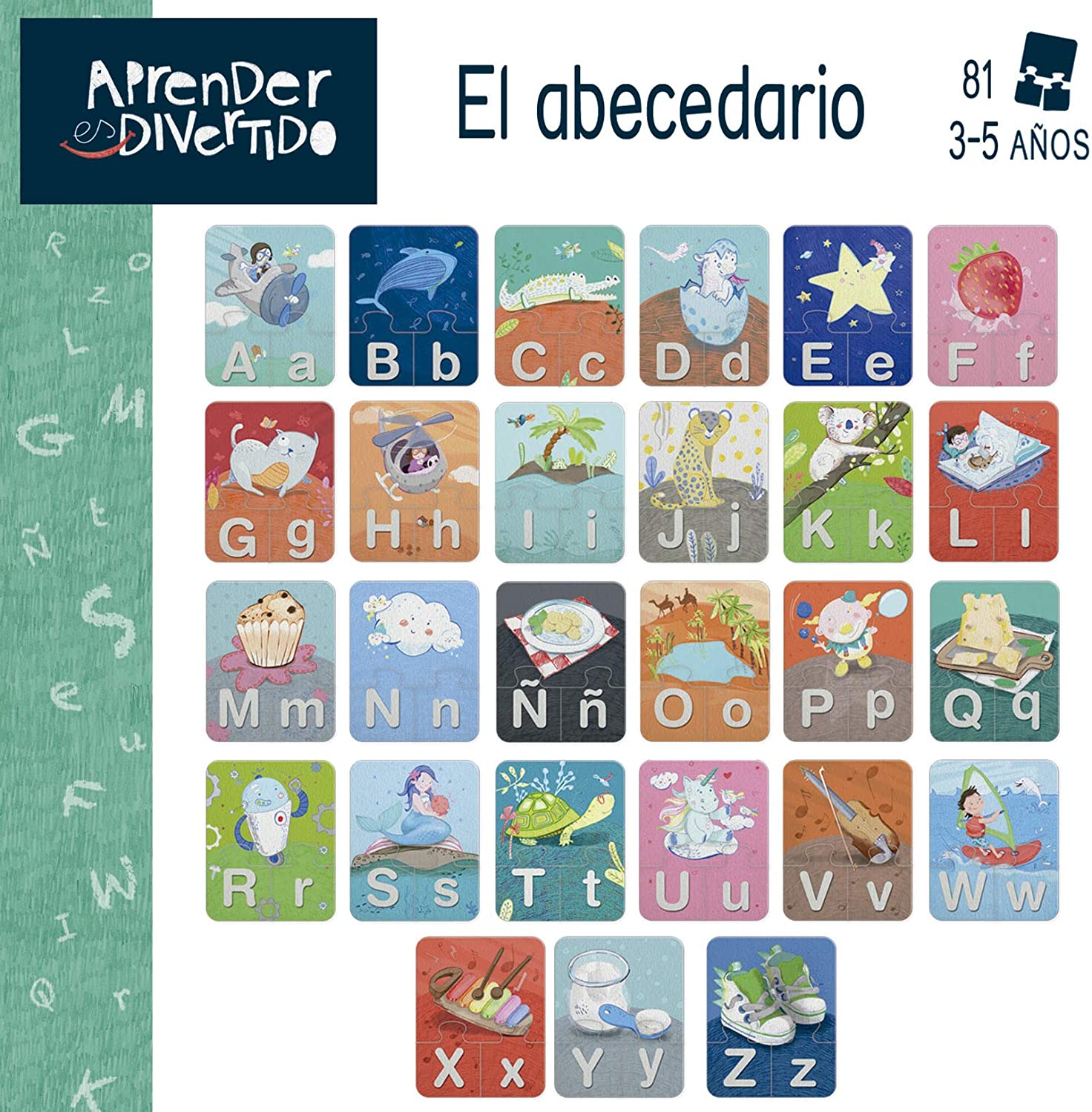 Educa- Learn is Fun The Alphabet Educational Game for Children Ages 3 and Up (18696), Assorted Colour/Model - Image 4
