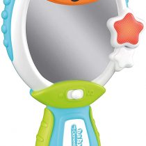 Baby Clementoni - 17329 - Baby Mirror - Early Childhood Game - Italian Speaking Electronic Toy (Batteries Included), Children 9 - 36 Months