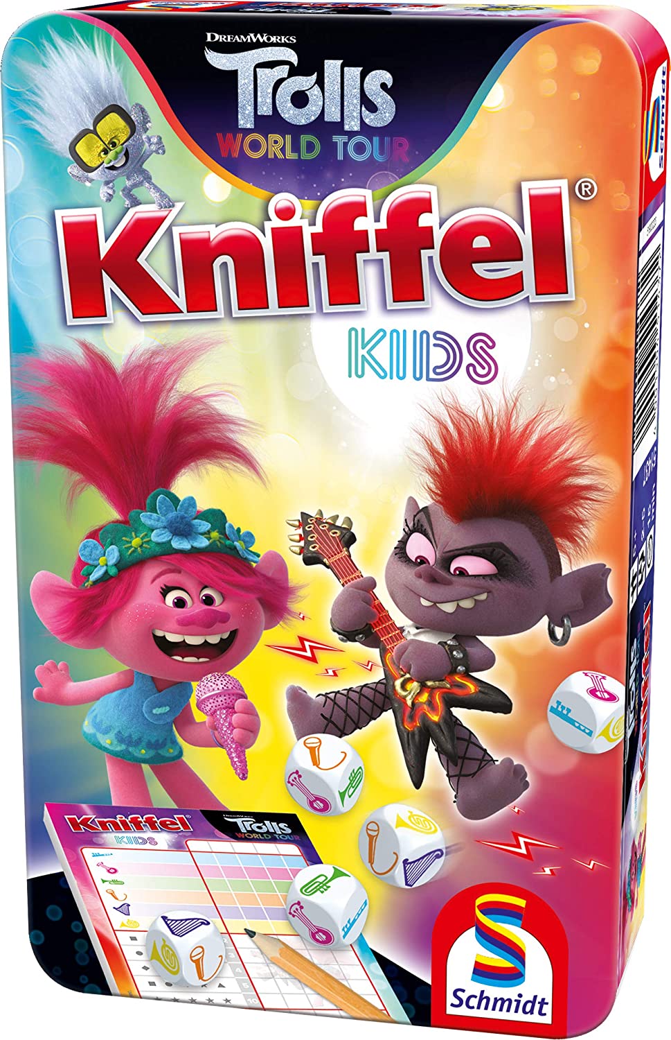 Trolls, Kniffel Kids, Bring Me With Game In The Metal Tin