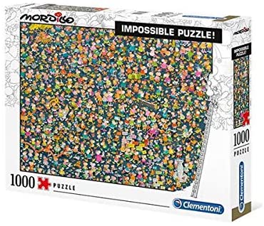 Clementoni - Puzzle adulte, Mordillo - 1000 pièces - Impossible