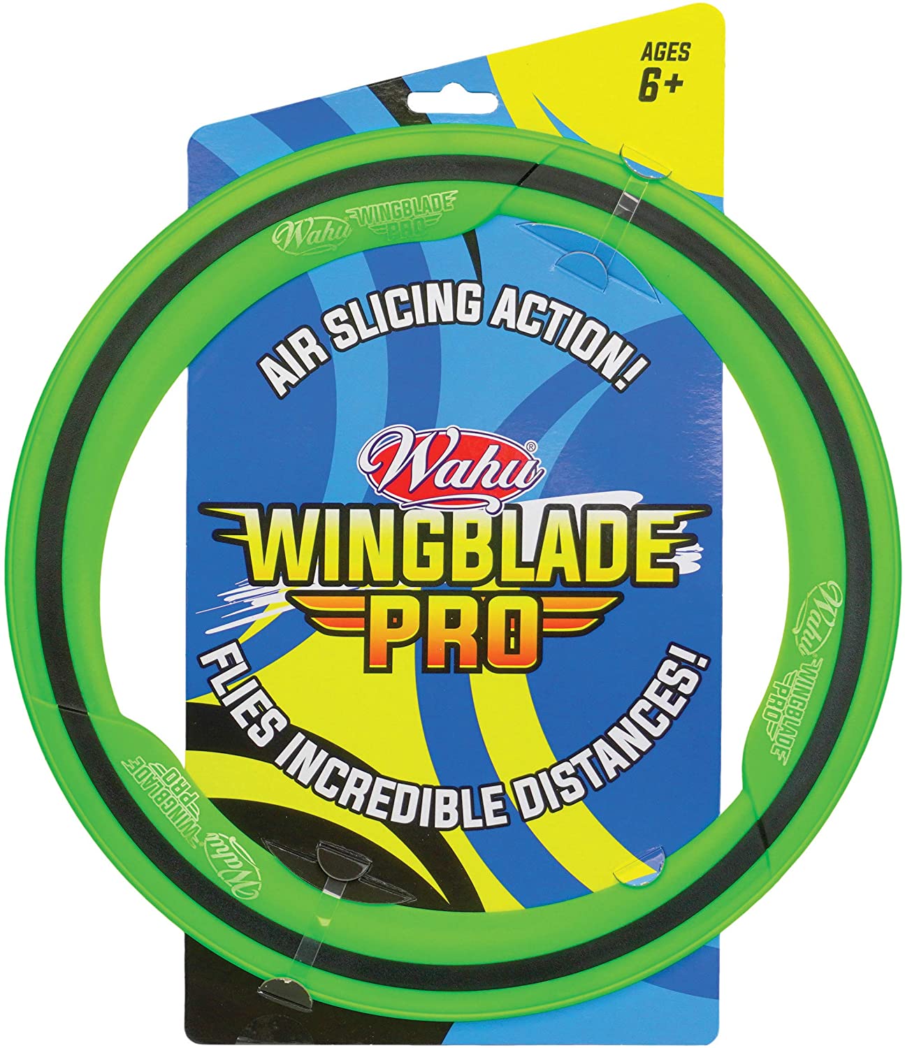 Multicolor WAHU- Wingblade Pro Anillo Volador para Exteriores con Agarre Suave niñas a Partir de 6 años Vivid Toy Group GL31170.012 