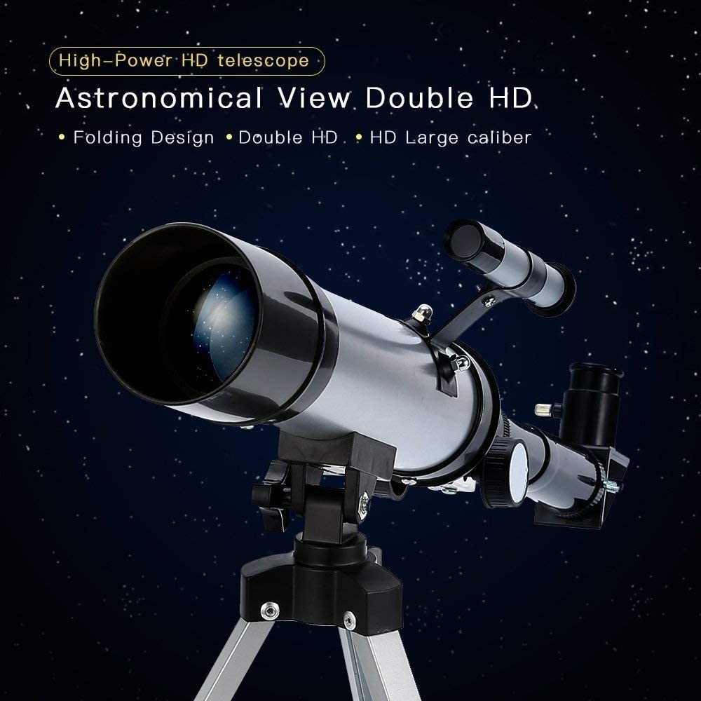 Early Science Educational Toys for Children 1.5X Barlow Len Professional 90X Astronomical Landscape Telescope with Tripod 2 Magnification Eyepieces Kids Astronomical Telescope 