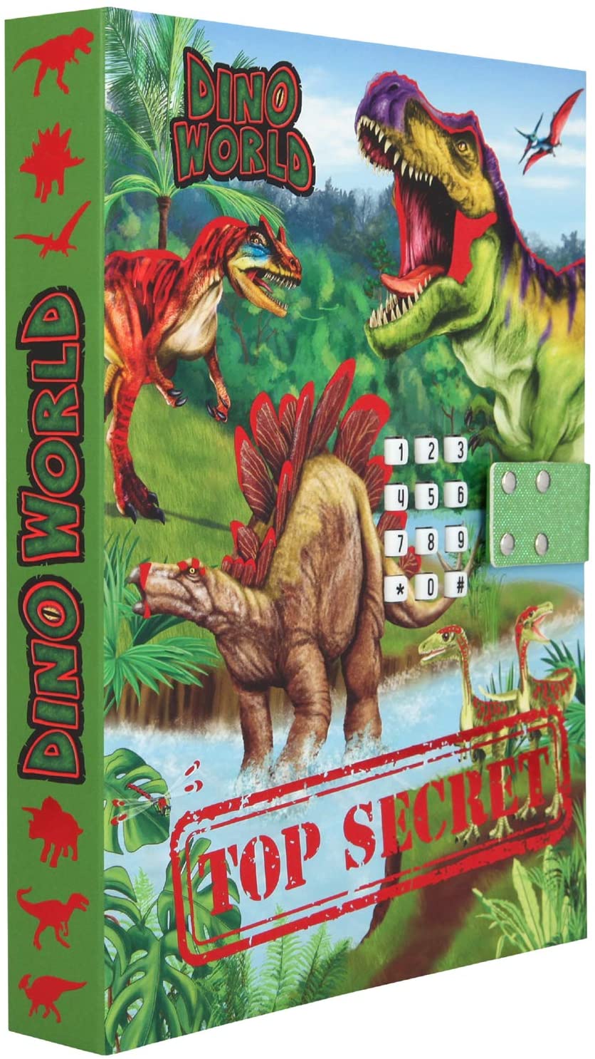 20,5 x 15 x 3 cm Dino World Cars grün ca Depesche 10972 Tagebuch mit Code und Sound