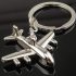 Sportigo&reg; Plane/airplane Keychain in silver colour/Key Chain/Present
