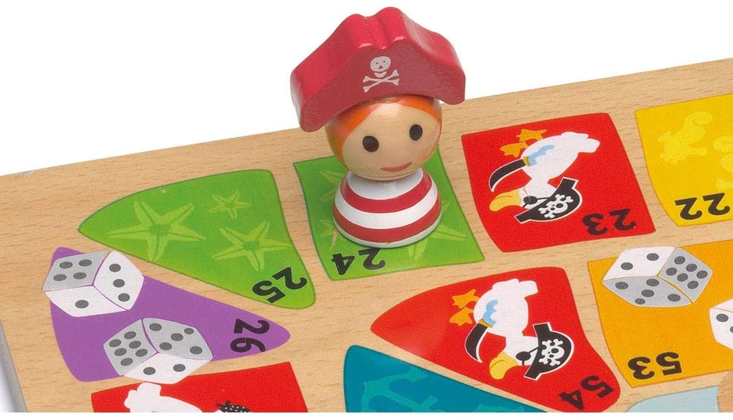 Cayro -Parchis and pirate goose - Children's board game - Children's parcheesi - Cooperation game Development of visual and logical-mathematical skills - Board game (843) - Image 3