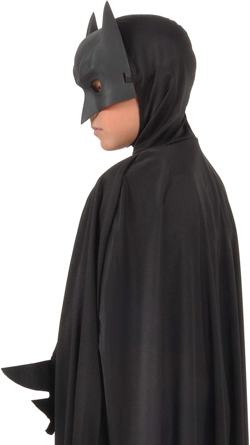Kit De Déguisement Batman DC Comics – Masque, Cape, Brassards Et Haut Pour Garçon 5-12 Ans – Idéal Pour Carnaval, Anniversaire Et Cosplay