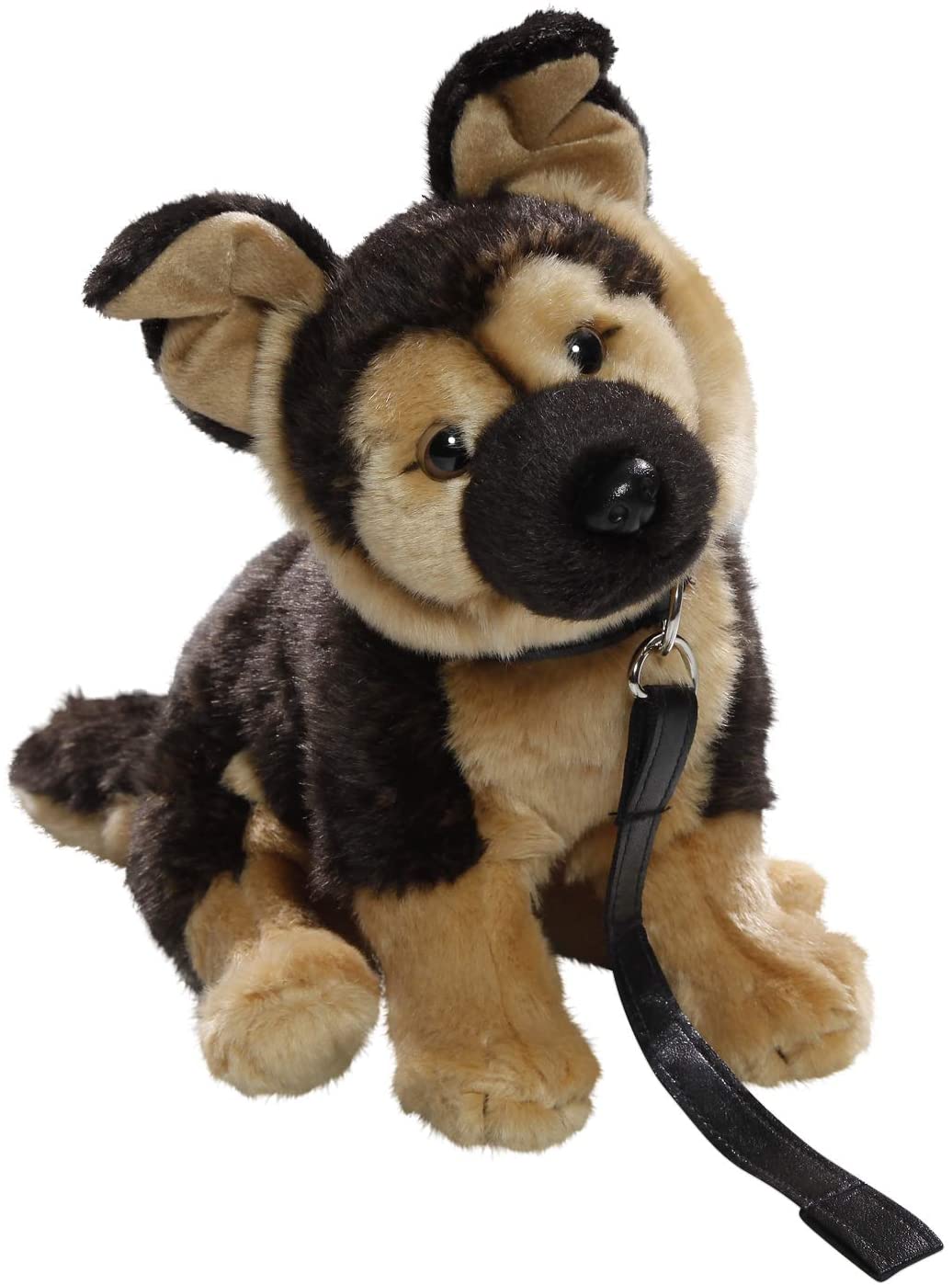 Carl Dick German Shepherd Dog sitting with lead 10 inches, 25cm, Plush Toy,  Soft Toy 3498 – TopToy