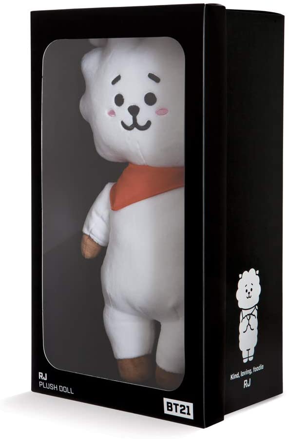 AURORA BT21 Official Merchandise, RJ Soft Toy, Medium, 61316, White TopToy