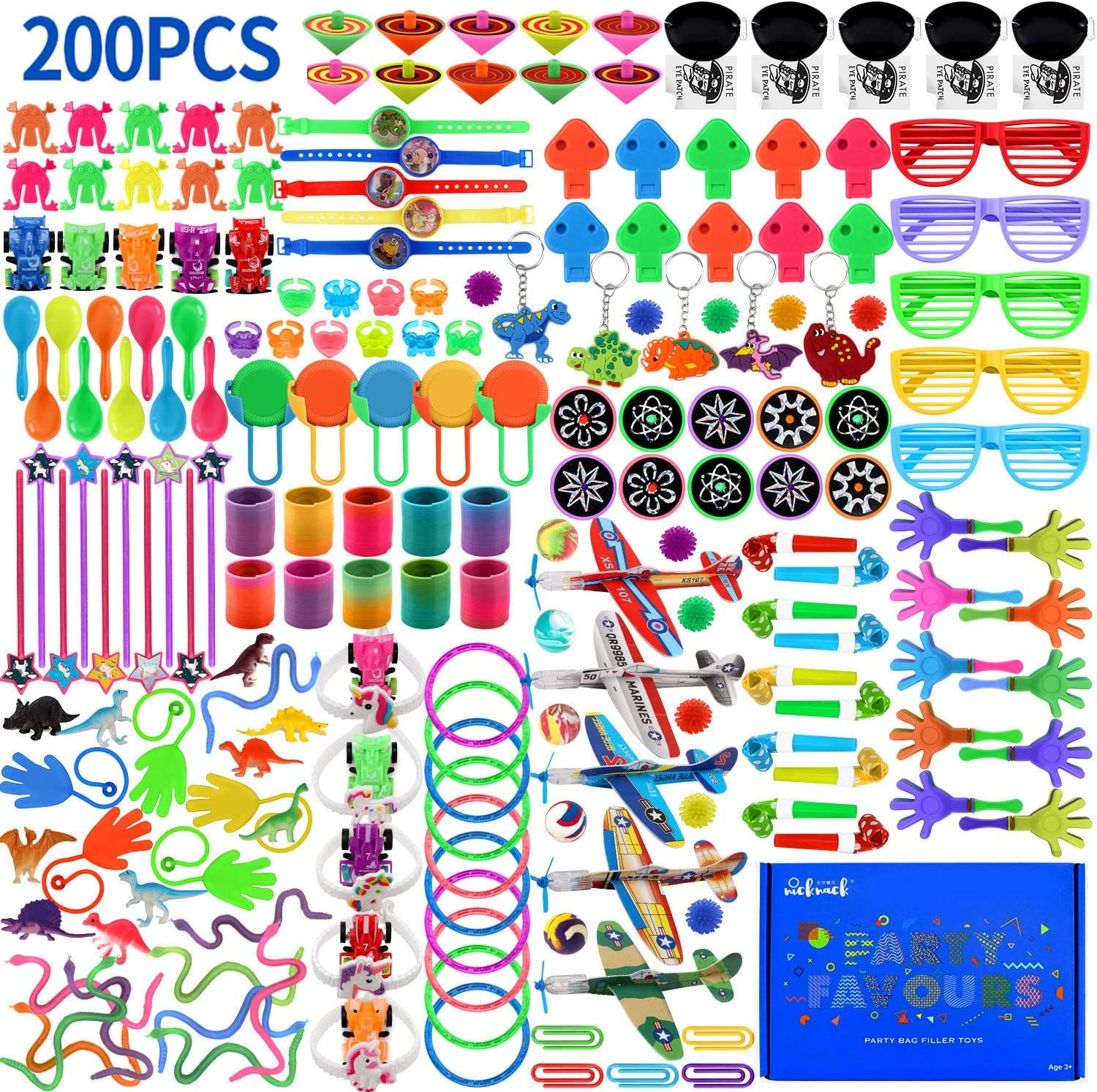 Buy Amy&Benton 120PCS Pinata Filler Kids Birthday Party Favors for Goodie  Bag Fillers Carnival Prize for Kids Prize Box Toys for Classroom Treasure  Box Prizes Bulk Toy Assortment for Boys Online at