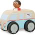 Indigo Jamm Mini Chunky Wooden vehicle toys for Ages 18 Months + (Mini Colin Campervan)| Play Vehicle Role Play Toy