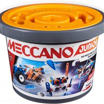 Meccano Junior, 150-Piece Bucket STEAM Model Building Kit for Open-Ended Play, for Kids Aged 5 and Up