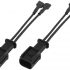 YUNIQUE UK 2 Pieces Adapter Cable for Loudspeaker cm 8 Horn Harness