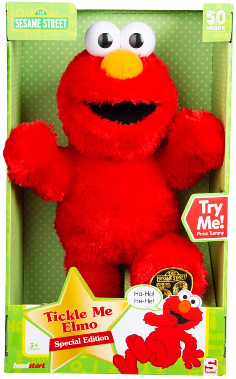 Sesame Street Limited Edition Tickle Me Elmo 50th Anniversary – TopToy