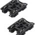 Evemodel HP0687 4pcs 1:87 Model Train HO scale High Rim Psyllium Bogie 36" Metal Wheel