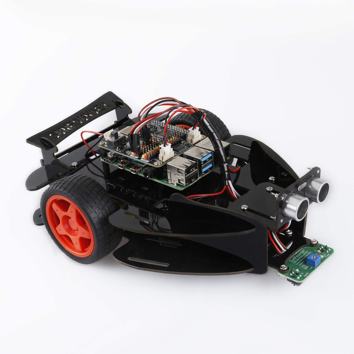 SUNFOUNDER Raspberry Pi Smart Robot Car Kit (Pimobile) – TopToy