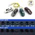 Evemodel 12pcs Head Lighted Model Car 1:87 Train Scenery HO Scale EC100