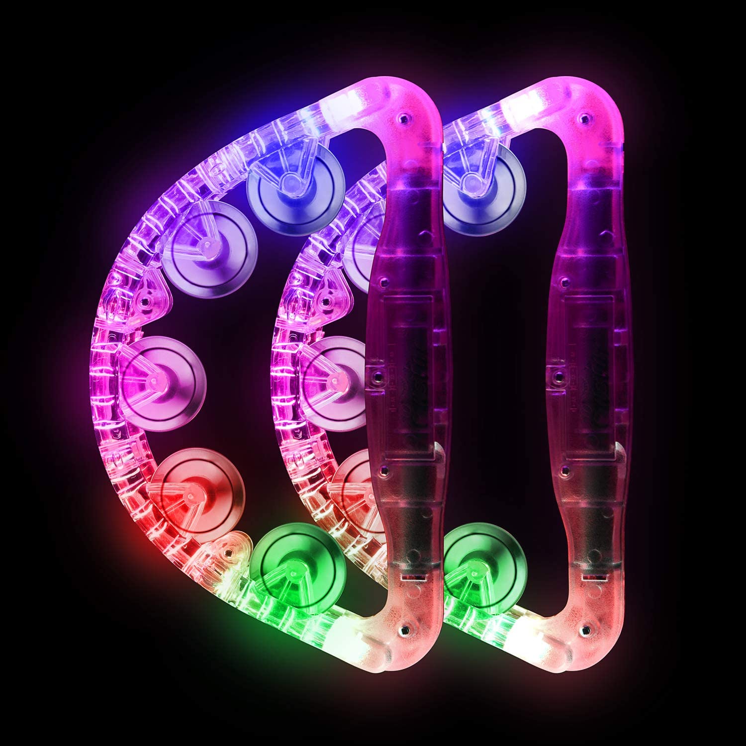 Eastar Tambourine Light Up Toy Tambourines for Kids(2packs) TopToy