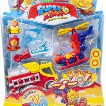 SuperThings - Series 5 - Mission Fire Strike Blister Pack (PSZSB216IN50), Includes 2 Figures and 2 Vehicles