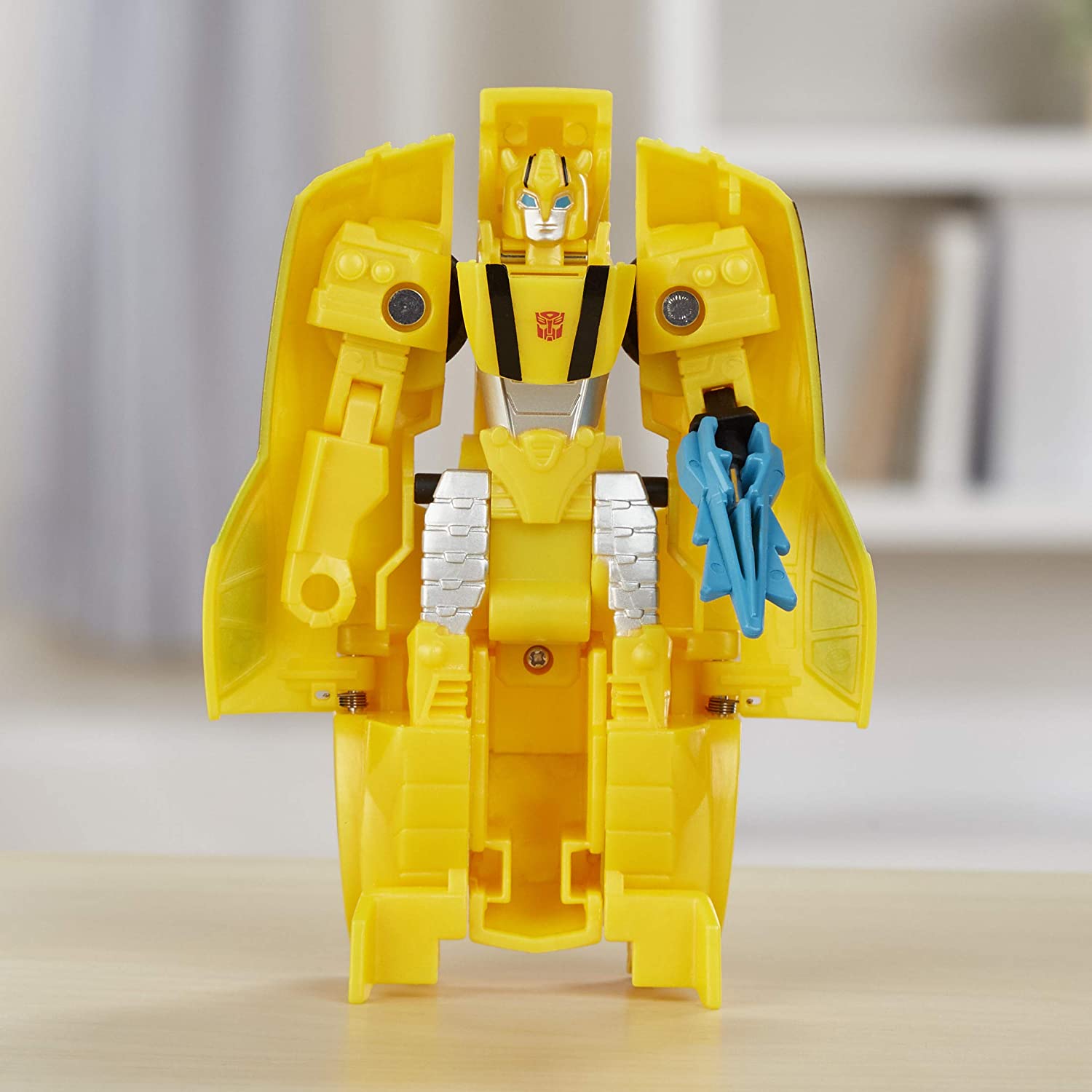 Transformers Toys Cyberverse Action Attackers: 1-Step Changer Bumblebee Action Figure, Repeatable Sting Shot Action Attack Move, For Children Aged 6 and Up, 10.5-cm - Image 4