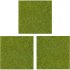 OrgMemory Model Grass Mat, (3pcs, 50x50cm), Model Railway Scenery for Model Scenery (Grass Green)