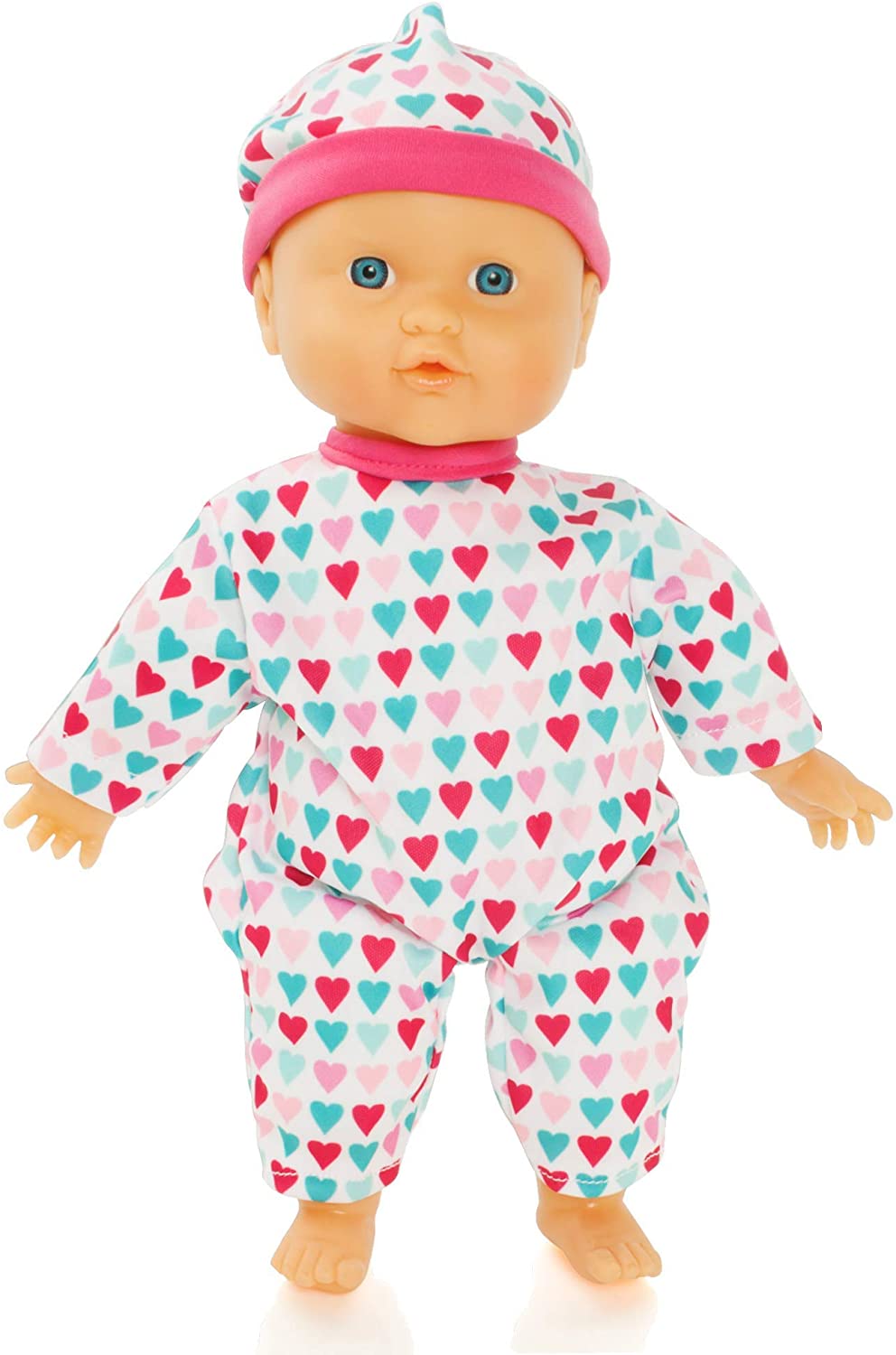 Molly Dolly Lil’ Cuddles Baby Doll 30cm Soft Body Dolly My First Doll Suitable from 12 Months