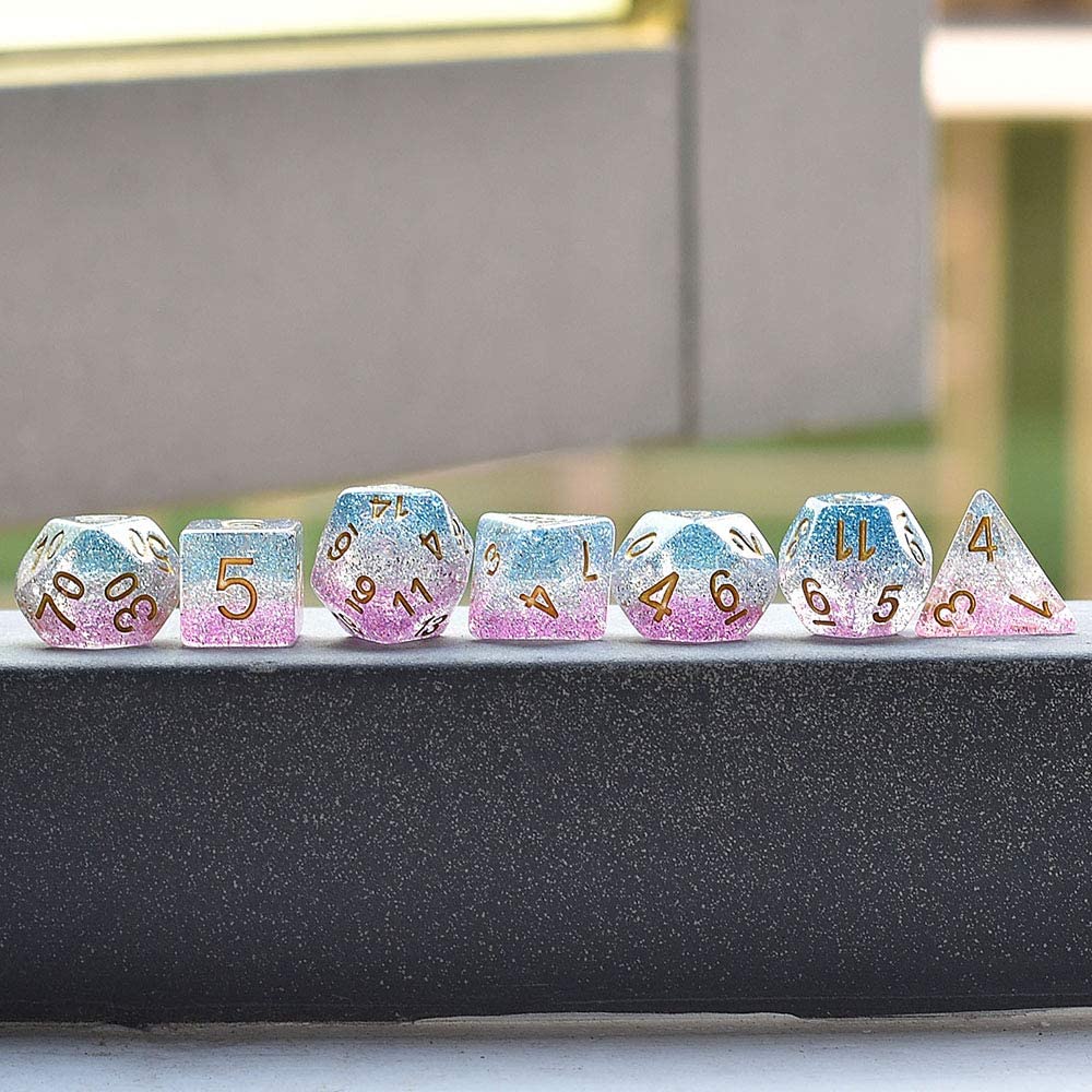 Download cusdie Polyhedral DND Dice Set 3-Layer Dice Compatible ...