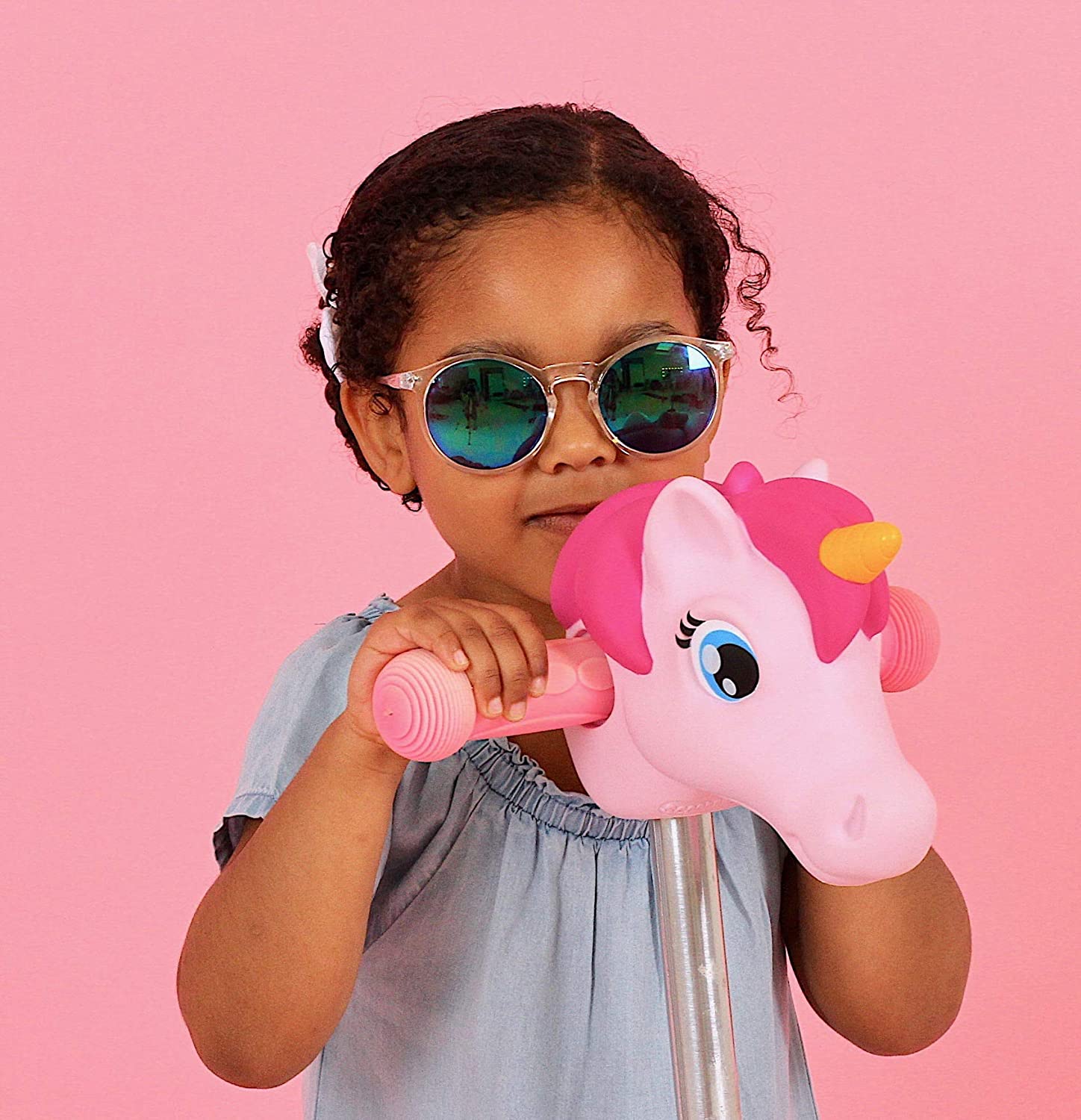 Unicorn For Scooter - Micro Kickboard Accessories Unicorn Head For Children And Toddler Ages 3 And Up Gift For Girls Tool Free Installation Pink Scooter Buddy - View #11