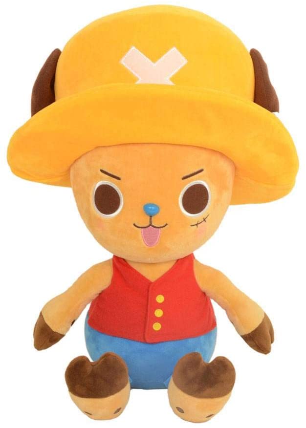 Sakami Merchandise Piece Chopper x Ruffy Plush Figure (20 cm) Original & Licensed Japan Manga ChopperXRuffy Multicoloured