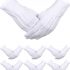 6 Pairs Uniform Gloves Parade Costume Gloves for Police Formal Tuxedo Guar